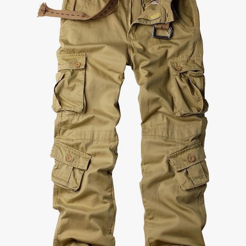 Men's Tan Cargo Pants